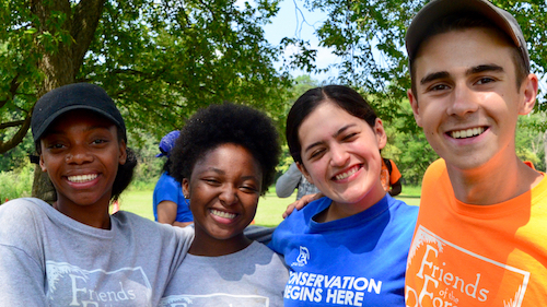 Dan Ryan Conservation Corps crew members