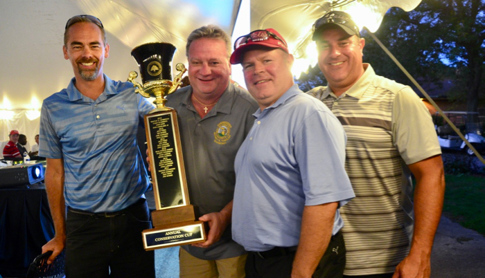 The winning foursome- Conservation Cup