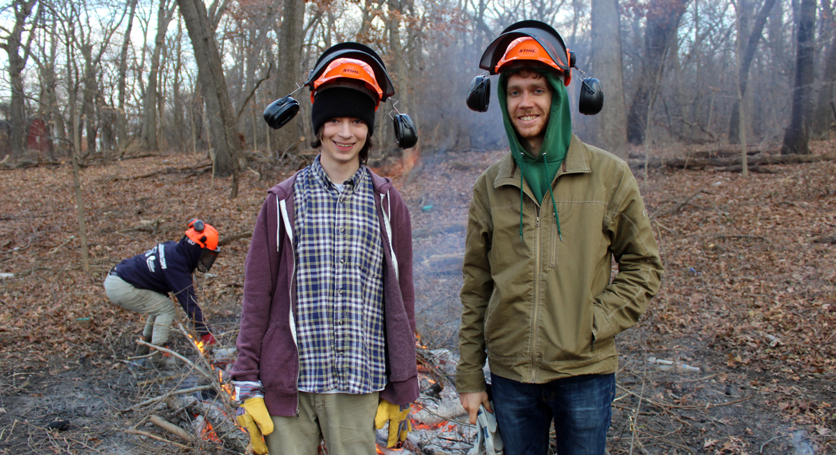 2018 Foundation interns Sam and Liam