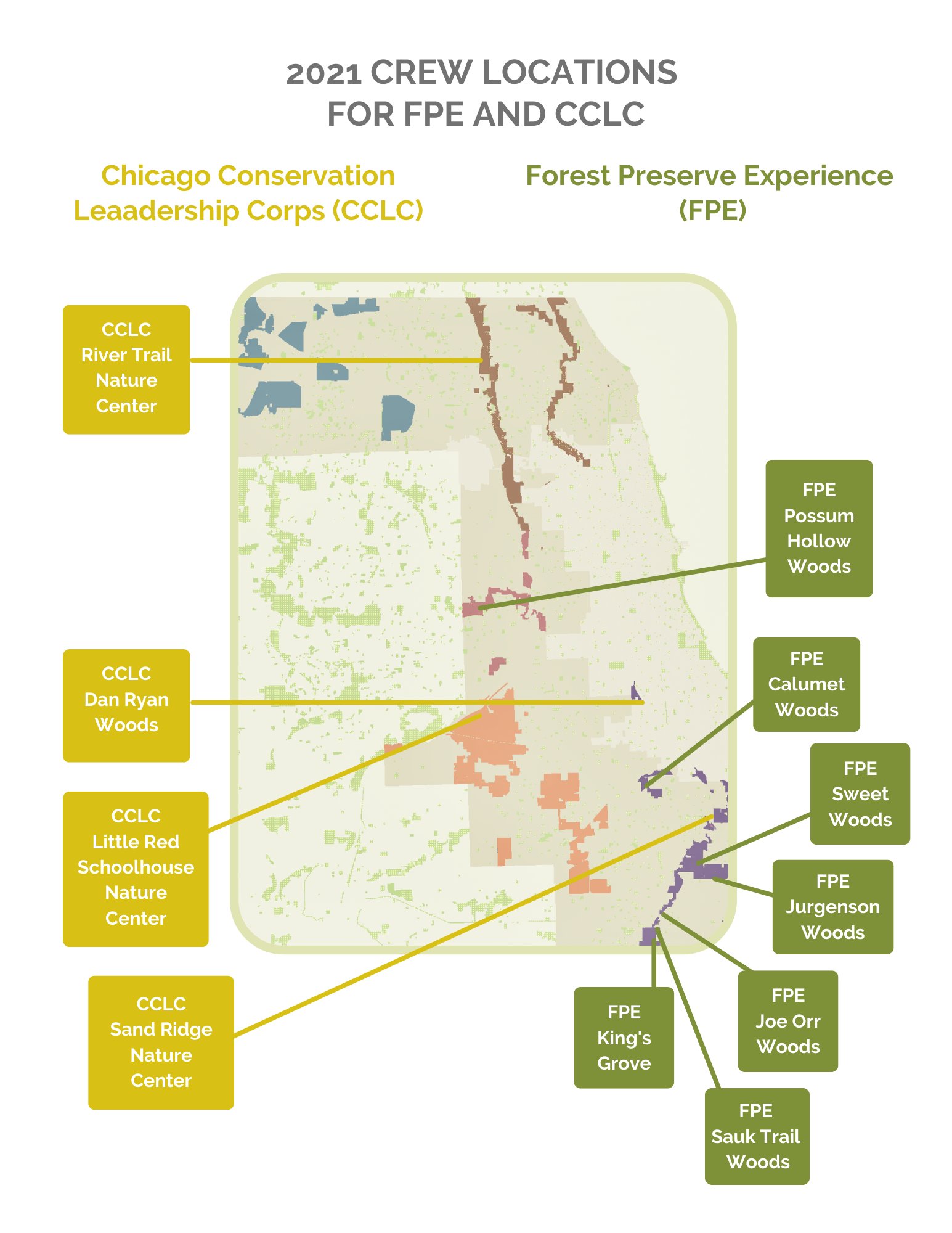 2021 Crew Locations For FPE and CCLC