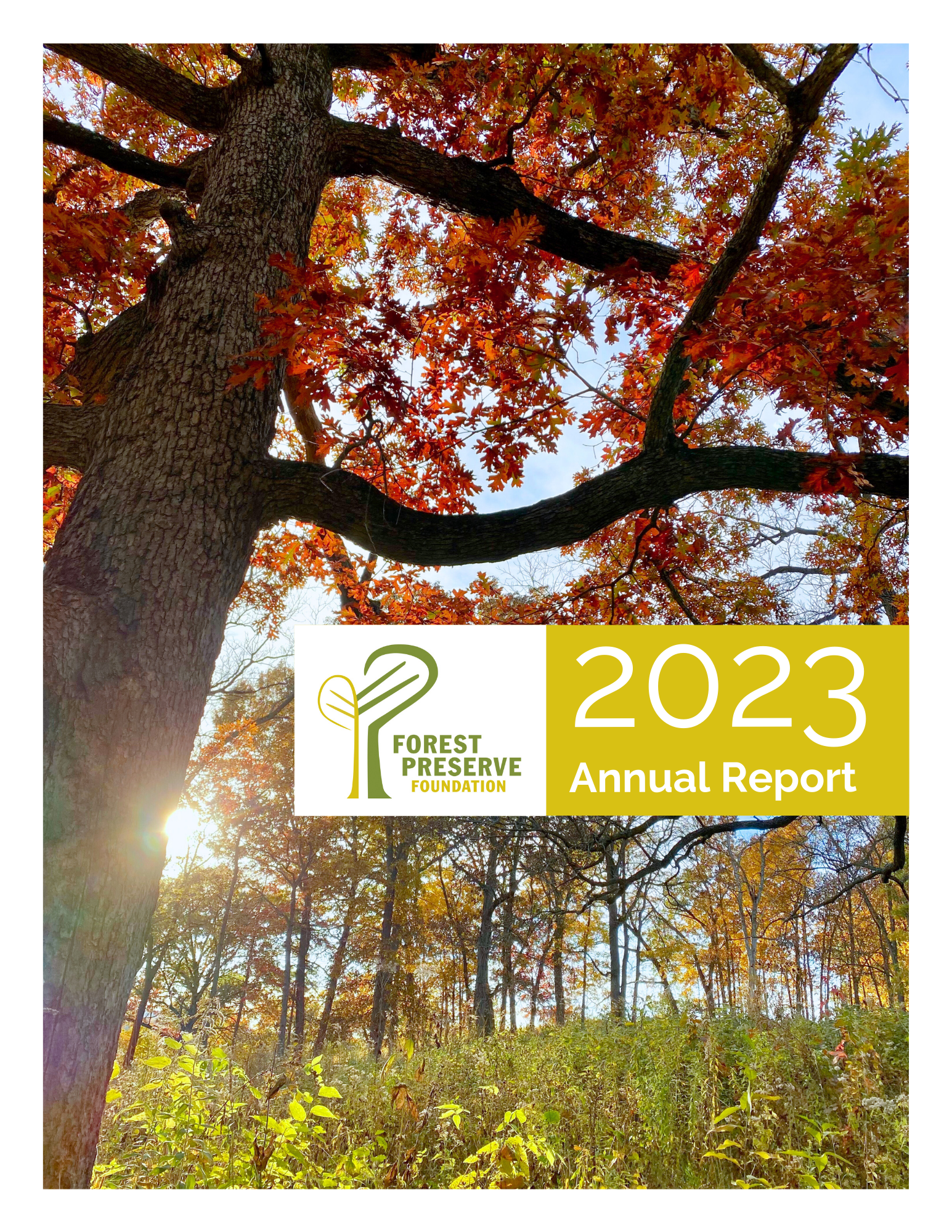 AR 2023 JAN 2024 Forest Preserve Foundation Annual Report FINAL