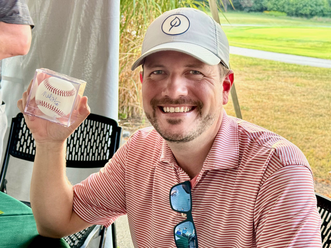 Frankie Savoy won a Cubs Mike Tauchman autographed baseball.